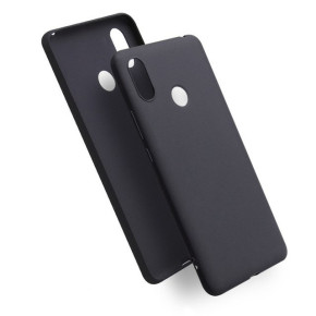 Силиконов гръб ТПУ МАТ ултра тънък за Xiaomi Mi A2 Lite / Xiaomi Redmi 6 Pro черен